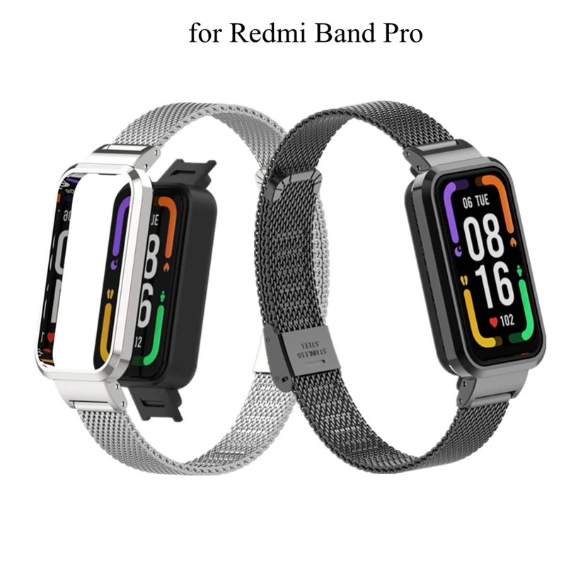 Ремешок «Миланская петля» для Xiaomi Redmi Smart Band Pro, металлический сменный Браслет из нержавеющей стали для Redmi Band Pro
Ремешок «Миланская петля» для Xiaomi Redmi Smart Band Pro, металлический сменный Браслет из нержавеющей стали для Redmi Band Pro