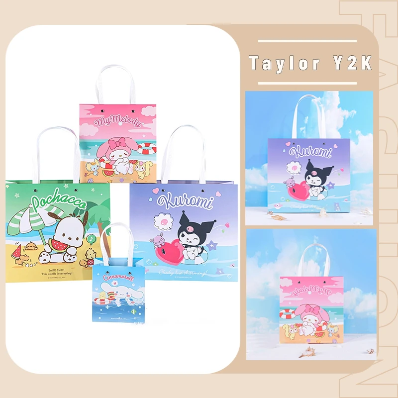 Sanrio Cinnamoroll Gift Bag Anime Kuromi My Melody Pachacco Handbag Cartoon Party Souvenir Candy Bag Children's Christmas Gift
Sanrio Cinnamoroll Gift Bag Anime Kuromi My Melody Pachacco Handbag Cartoon Party Souvenir Candy Bag Children's Christmas Gift