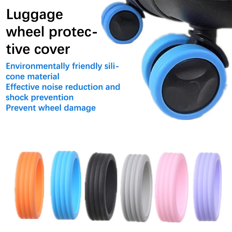 8pcs Luggage Wheels Protector Silicone Wheel Caster Shoes Travel Luggage Suitcase Guard Cover Accessories
8pcs Luggage Wheels Protector Silicone Wheel Caster Shoes Travel Luggage Suitcase Guard Cover Accessories