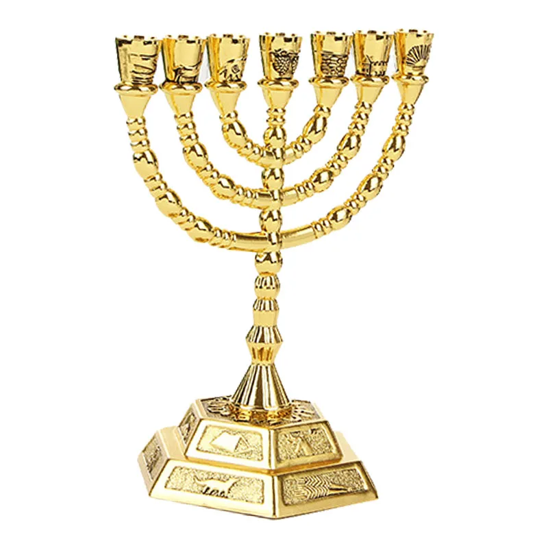 Золотые еврейские подсвечники Menorah, подсвечники ханукки, подсвечники с 7 вещами Menorah -L
Золотые еврейские подсвечники Menorah, подсвечники ханукки, подсвечники с 7 вещами Menorah -L