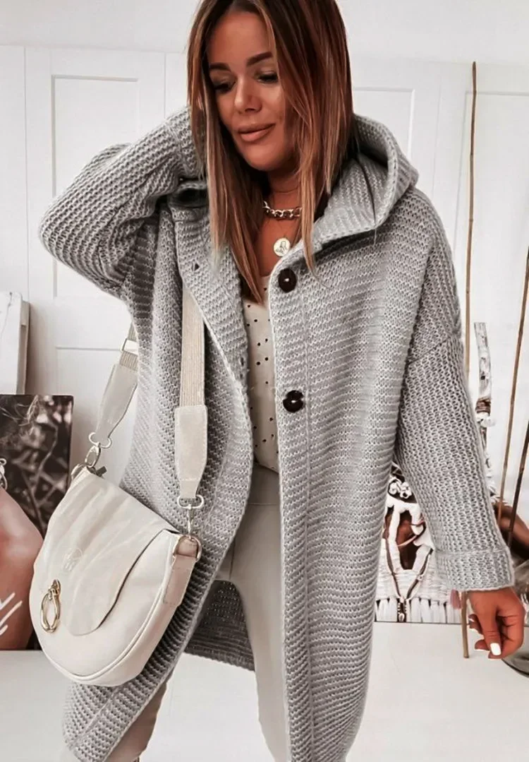 Women's Loose Knitted Cardigan Coat, Oversized Sweater, Temperament Commute, Women Tops, Autumn and Winter Clothing
Women's Loose Knitted Cardigan Coat, Oversized Sweater, Temperament Commute, Women Tops, Autumn and Winter Clothing