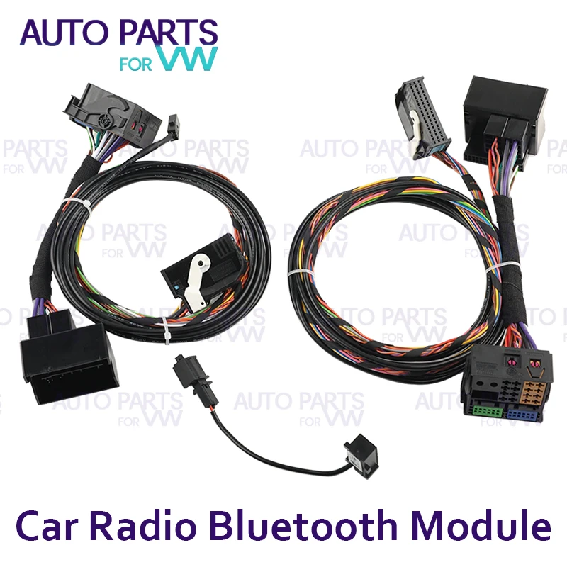 

Car MIB Radio Bluetooth Module Wire Direct Plug Wireless Microphne Harness Cable For VW RCD510 9W2 9W7 9ZZ RNS510