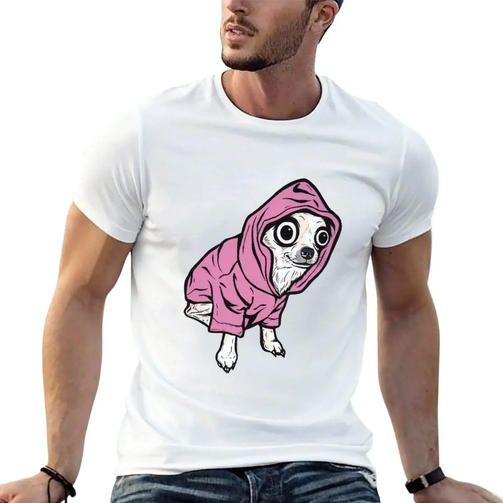 Chihuahua Pink Hoodie T-Shirt vintage clothes blanks oversizeds quick drying heavy weight t shirts for men
Chihuahua Pink Hoodie T-Shirt vintage clothes blanks oversizeds quick drying heavy weight t shirts for men