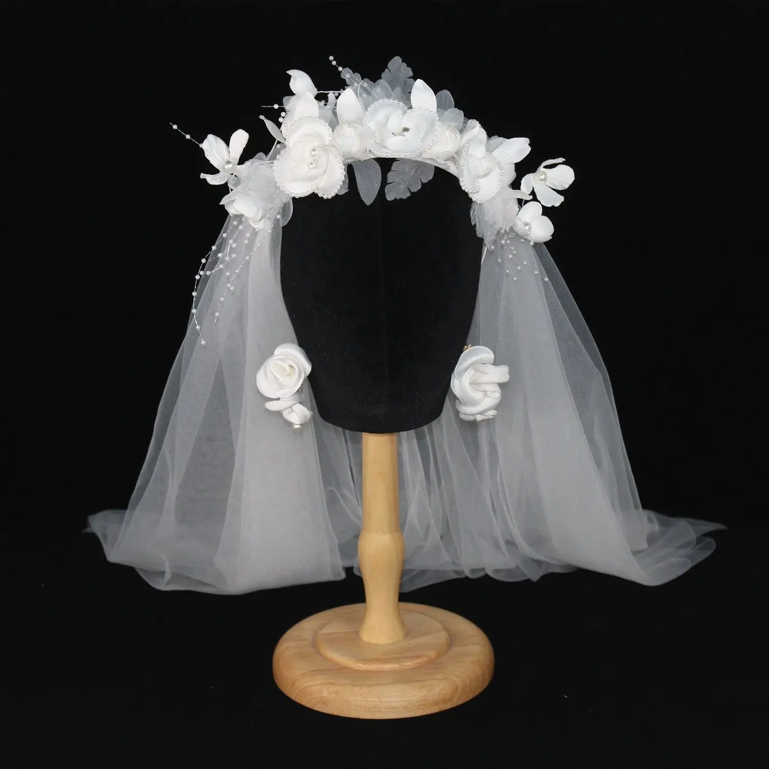 Bride'S Hair Band Wedding Dress Headdress Multi-Layer Veil Vintage Dress Hair Accessories Korea Japan
Bride'S Hair Band Wedding Dress Headdress Multi-Layer Veil Vintage Dress Hair Accessories Korea Japan
