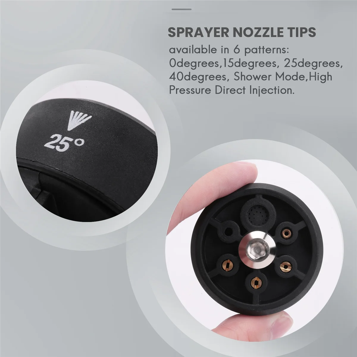 Plastic 6 in 1 Adjustable Nozzle for 1/4inch High Pressure Cordless Washer Cleaner Water Gun Parts Hose Nozzle
Plastic 6 in 1 Adjustable Nozzle for 1/4inch High Pressure Cordless Washer Cleaner Water Gun Parts Hose Nozzle