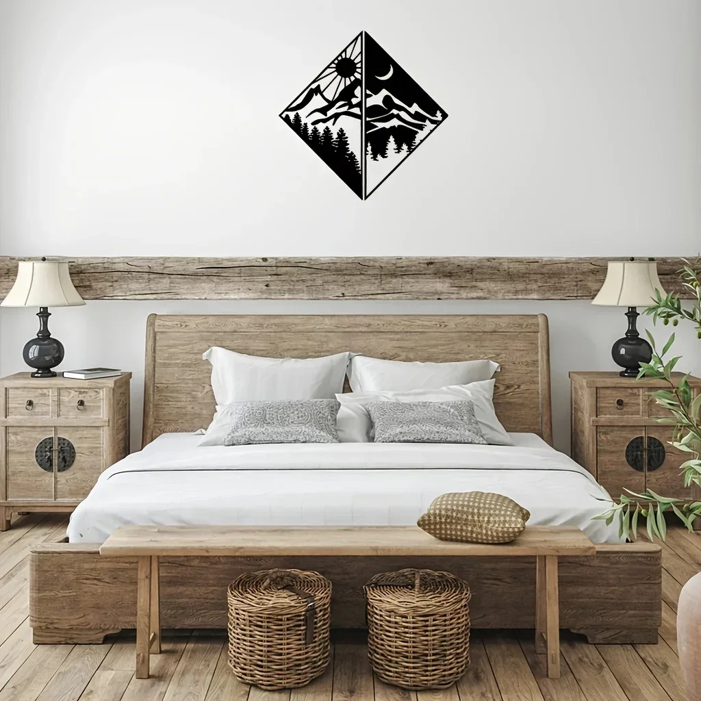 CIFBUY Decoration Sun Moon Mountain Art Wall Decor Metal Wall Mounted Decoration, Interior Decor Outdoor Home Decor Modern Art W
CIFBUY Decoration Sun Moon Mountain Art Wall Decor Metal Wall Mounted Decoration, Interior Decor Outdoor Home Decor Modern Art W