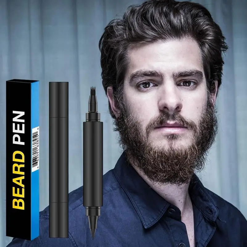 

Beard Filler Pen Beard Shaping Filler Pen Waterproof Beard Filler Pencil for Men Creates Natural Looking Beard Moustache Eyebrow