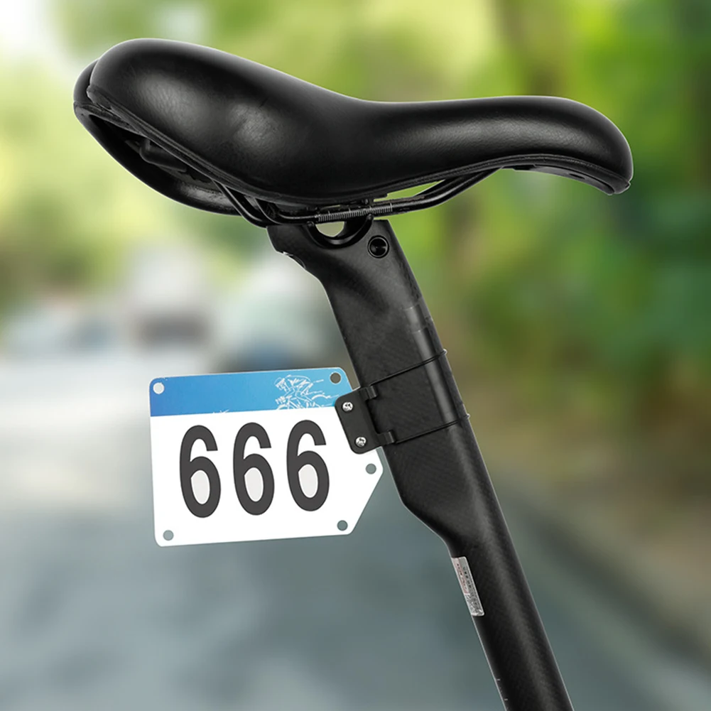 Lightweight and Sturdy Bike Race Number Plate Compatible with Most Bike Seatposts Easy Installation Compact Size
Lightweight and Sturdy Bike Race Number Plate Compatible with Most Bike Seatposts Easy Installation Compact Size
