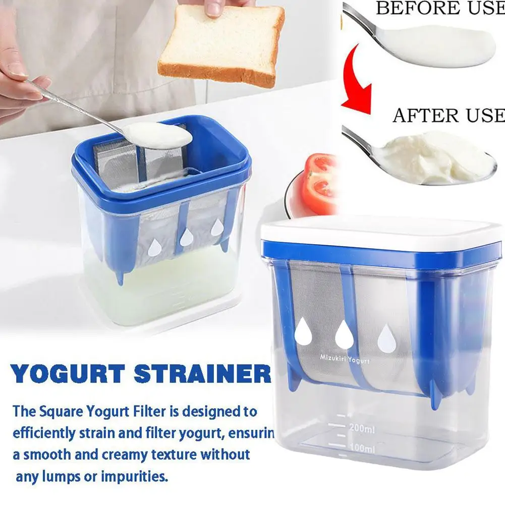 Японское ситечко для йогурта, сепаратор сыворотки, многоразовое ситечко для молока, быстрое ситечко, кухонные принадлежности для салата Dre U4Y8
Японское ситечко для йогурта, сепаратор сыворотки, многоразовое ситечко для молока, быстрое ситечко, кухонные принадлежности для салата Dre U4Y8