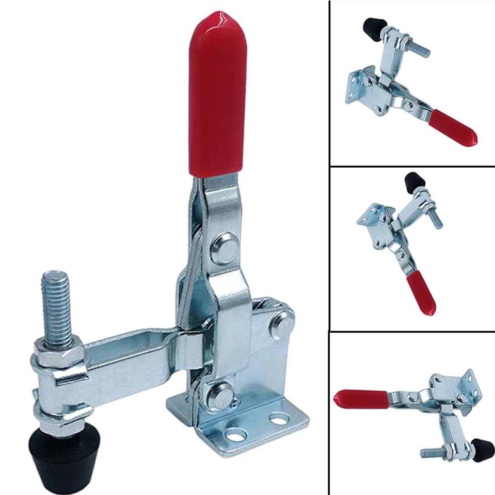 2pcs Toggle Clamp 100KG / 220lbs GH-102B Clamp Horizontal Clip Galvanized Iron For Woodworking Workshop Equipment Power Tool
2pcs Toggle Clamp 100KG / 220lbs GH-102B Clamp Horizontal Clip Galvanized Iron For Woodworking Workshop Equipment Power Tool