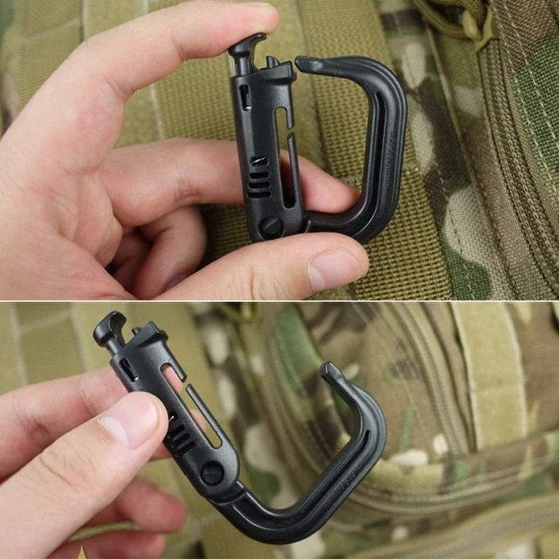 5PC Outdoor Hiking Plasctic Shackle Carabiner D-ring Clip Molle Webbing Backpack Buckle Snap Lock Grimlock Multi Camping Gear
5PC Outdoor Hiking Plasctic Shackle Carabiner D-ring Clip Molle Webbing Backpack Buckle Snap Lock Grimlock Multi Camping Gear