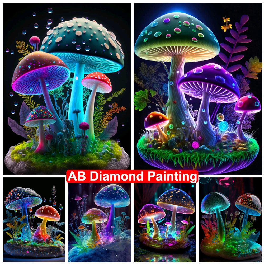 5D DIY AB Diamond Painting Fantasy Mushroom Full Drill Diamond Embroidery Landscape Mosaic Picture Cross Stitch Home Decor Gift
5D DIY AB Diamond Painting Fantasy Mushroom Full Drill Diamond Embroidery Landscape Mosaic Picture Cross Stitch Home Decor Gift