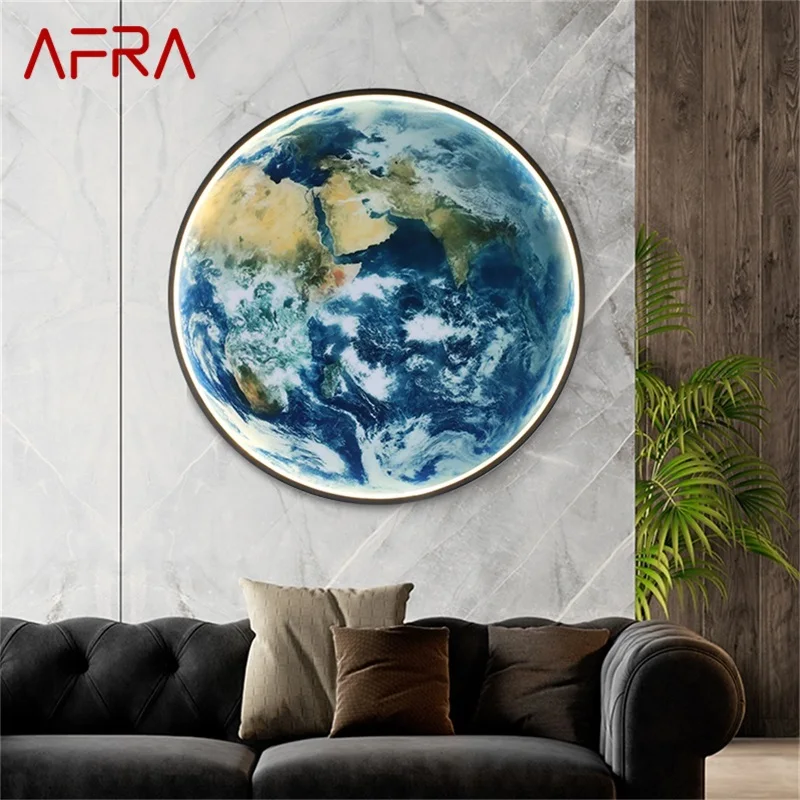 

AFRA Indoor Wall Lamps Fixtures LED Luxury Mural Modern Creative Light Sconces for Home Bedroom