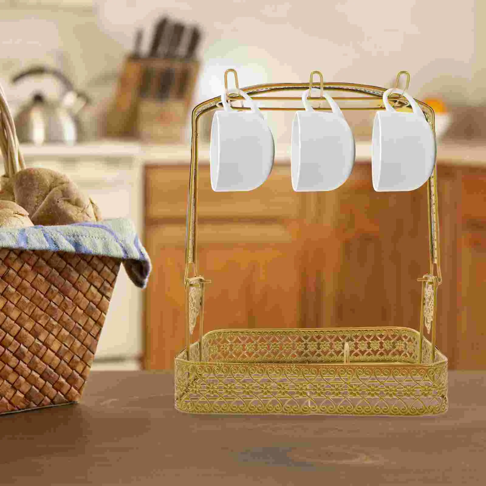 Coffee Mugs Metal Coffee Cup Saucer Holder Organizer Mug Display Rack Stand for Coffee Bar Kitchen Countertop
Coffee Mugs Metal Coffee Cup Saucer Holder Organizer Mug Display Rack Stand for Coffee Bar Kitchen Countertop