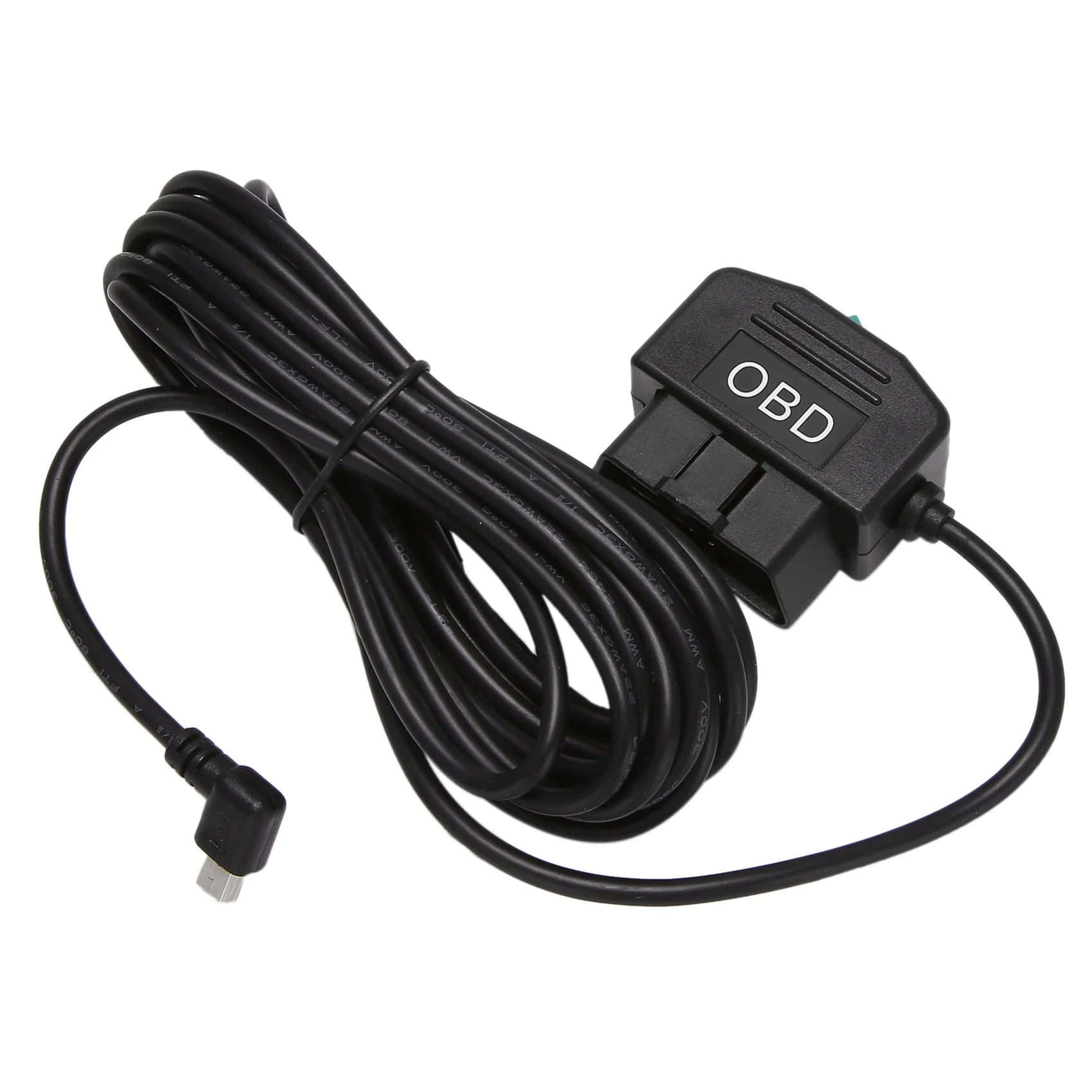 

Output 5V 3A USB Ports Car OBD Adapter Power Box 3.5 Meters Cable Switch Line for DVR Charging (V3