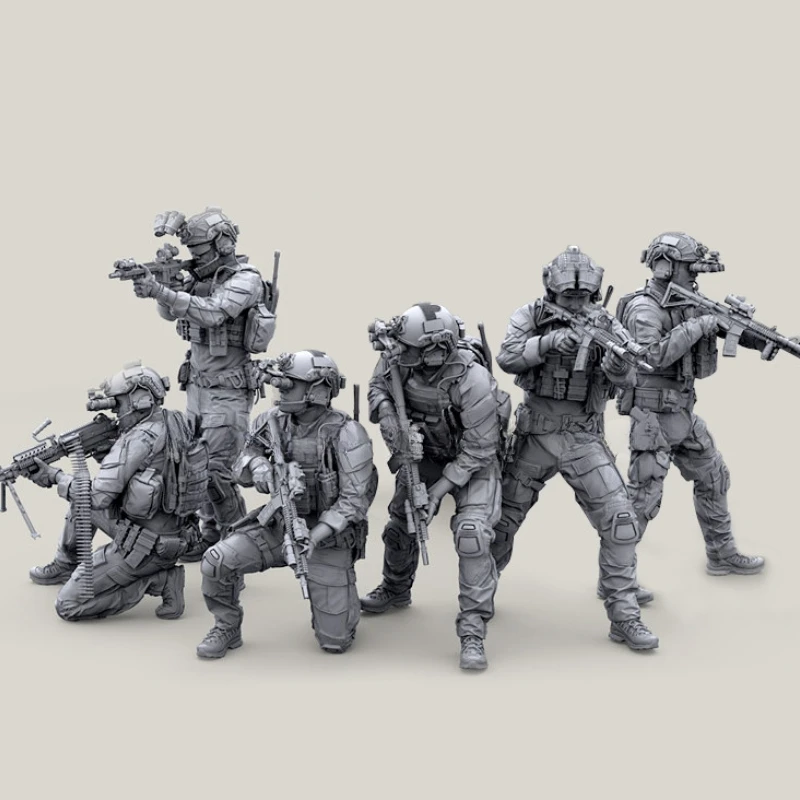1/35 Resin Figure Model Assembly Kit 6 Persons Including Weapons Needs Assembly (Unpainted) Free Shipping
1/35 Resin Figure Model Assembly Kit 6 Persons Including Weapons Needs Assembly (Unpainted) Free Shipping
