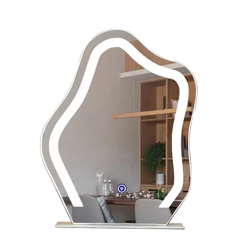 

Cloud vanity mirror desktop LED lamp dressing table intelligent luxury advanced lamp mirror with vanity mirror