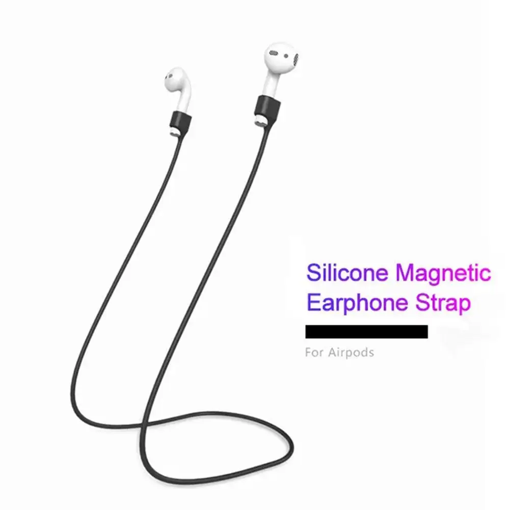 

1PC for AirPods Magnetic Silicone Anti-lost Neck Strap Wireless Earphone String Rope Headphone Cord Earphone Accessories