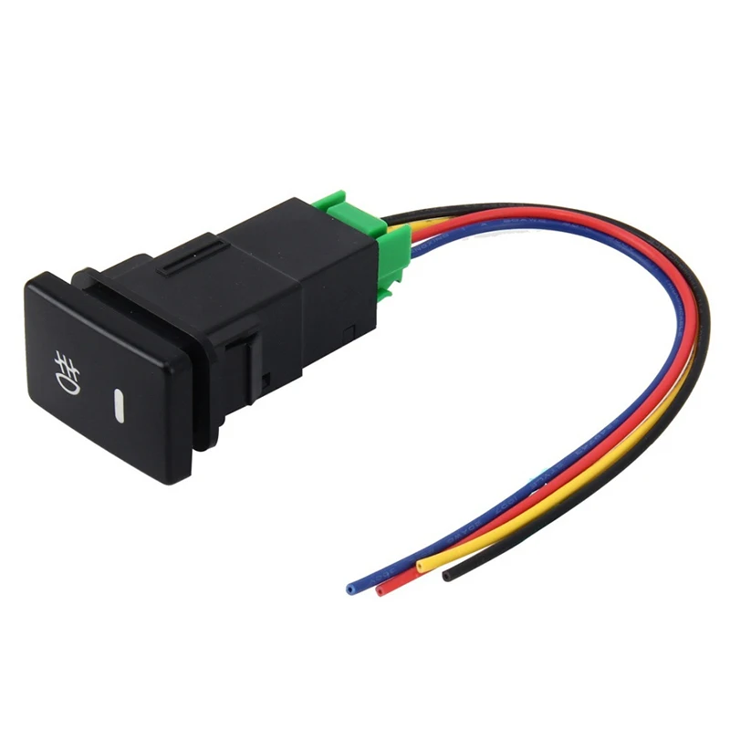 Автомобильная противотуманная лампа, кнопка переключения, задняя противотуманная лампа, 4 проводных кнопки для Camry Prius Corolla, переключатель противотуманных фар, 12 В постоянного тока
Автомобильная противотуманная лампа, кнопка переключения, задняя противотуманная лампа, 4 проводных кнопки для Camry Prius Corolla, переключатель противотуманных фар, 12 В постоянного тока