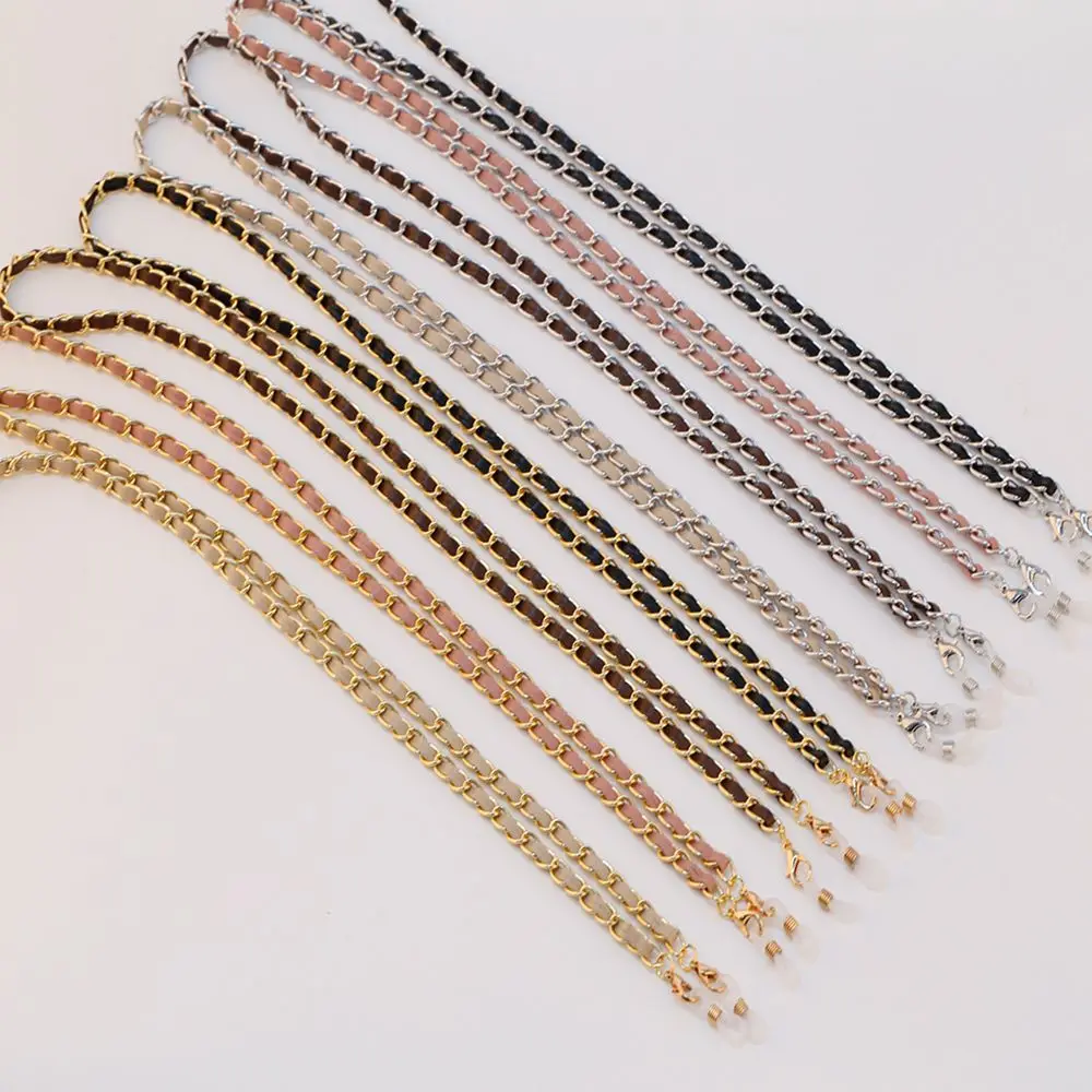 Neck Strap Rope Alloy PU Necklace Temperament Women Eyeglasses Accessories Mask Chain Glasses Chain Korean Style Chain
Neck Strap Rope Alloy PU Necklace Temperament Women Eyeglasses Accessories Mask Chain Glasses Chain Korean Style Chain
