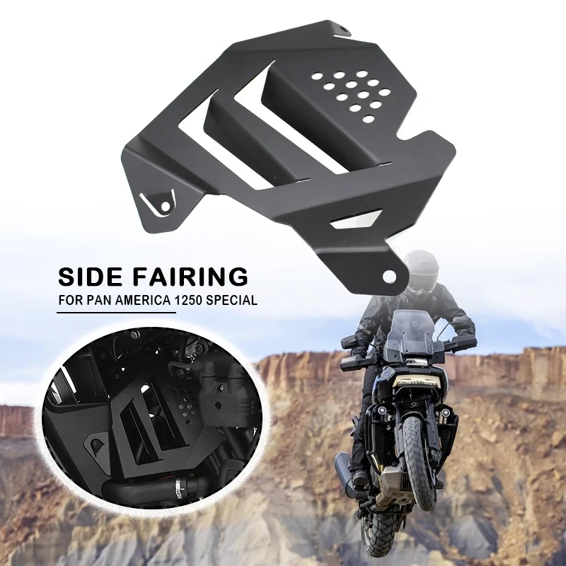 

Left Side Fairing For Harley PA1250 Pan America 1250 S Special Radiator Decorate Guard Engine Protector CNC Infill Panel