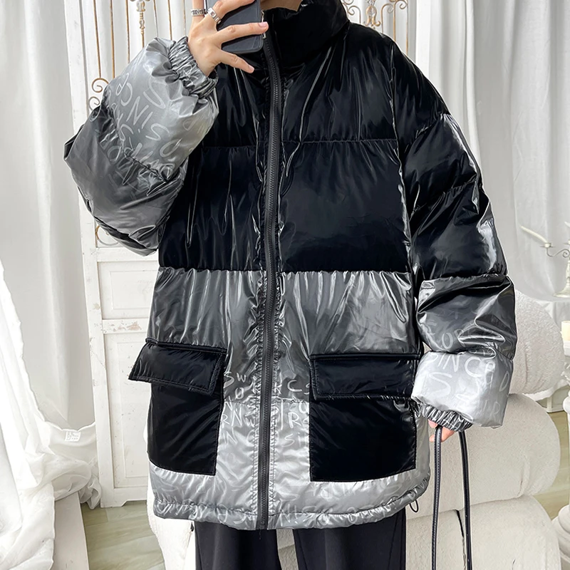 Fashion 2023 Winter Gradient Stand Collar Cotton-Padded Jacket Streetwear Loose Thick Warm Parkas Youth Large Size 5XL Down Coat
Fashion 2023 Winter Gradient Stand Collar Cotton-Padded Jacket Streetwear Loose Thick Warm Parkas Youth Large Size 5XL Down Coat