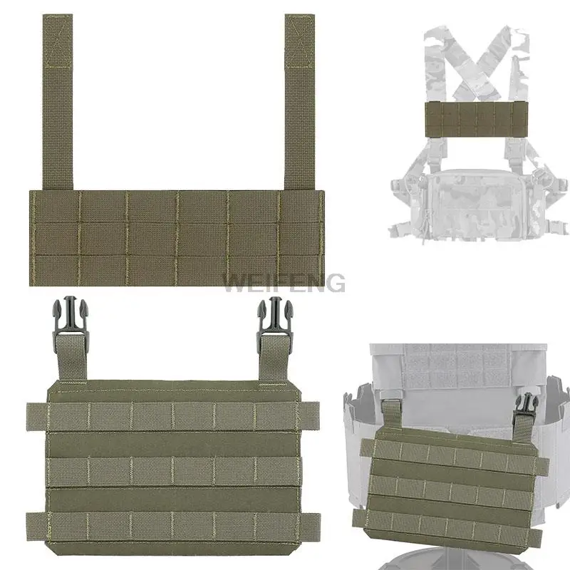 Tactical Chest Rig MOLLE Expansion Plate Vest Front Panel Platform Modular Flap Quick Release Plate Airsoft Hunting Accessories
Tactical Chest Rig MOLLE Expansion Plate Vest Front Panel Platform Modular Flap Quick Release Plate Airsoft Hunting Accessories