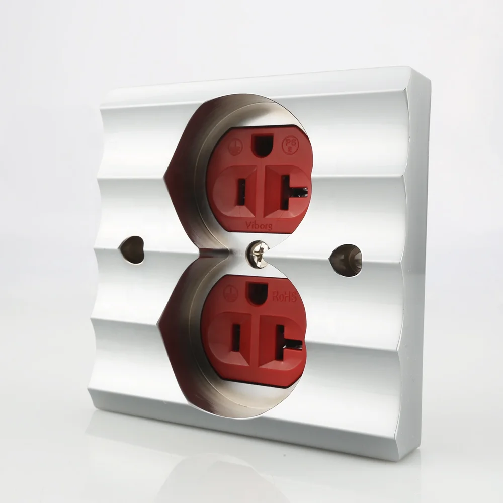 US Power Outlet Viborg Audio OEM DIY HIFI Pure Copper 24k Gold Conductor 20A 125V IEC Inlet Electrical Plug Socket
US Power Outlet Viborg Audio OEM DIY HIFI Pure Copper 24k Gold Conductor 20A 125V IEC Inlet Electrical Plug Socket