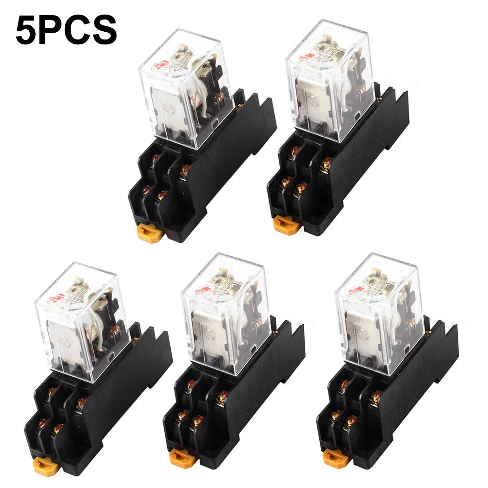 5pcs AC 24V DC28V Coil Red Indicator Light DPDT 8 Pins Power Relay Socket Base HH52P Automatically Power Relay 2NO 2NC
5pcs AC 24V DC28V Coil Red Indicator Light DPDT 8 Pins Power Relay Socket Base HH52P Automatically Power Relay 2NO 2NC