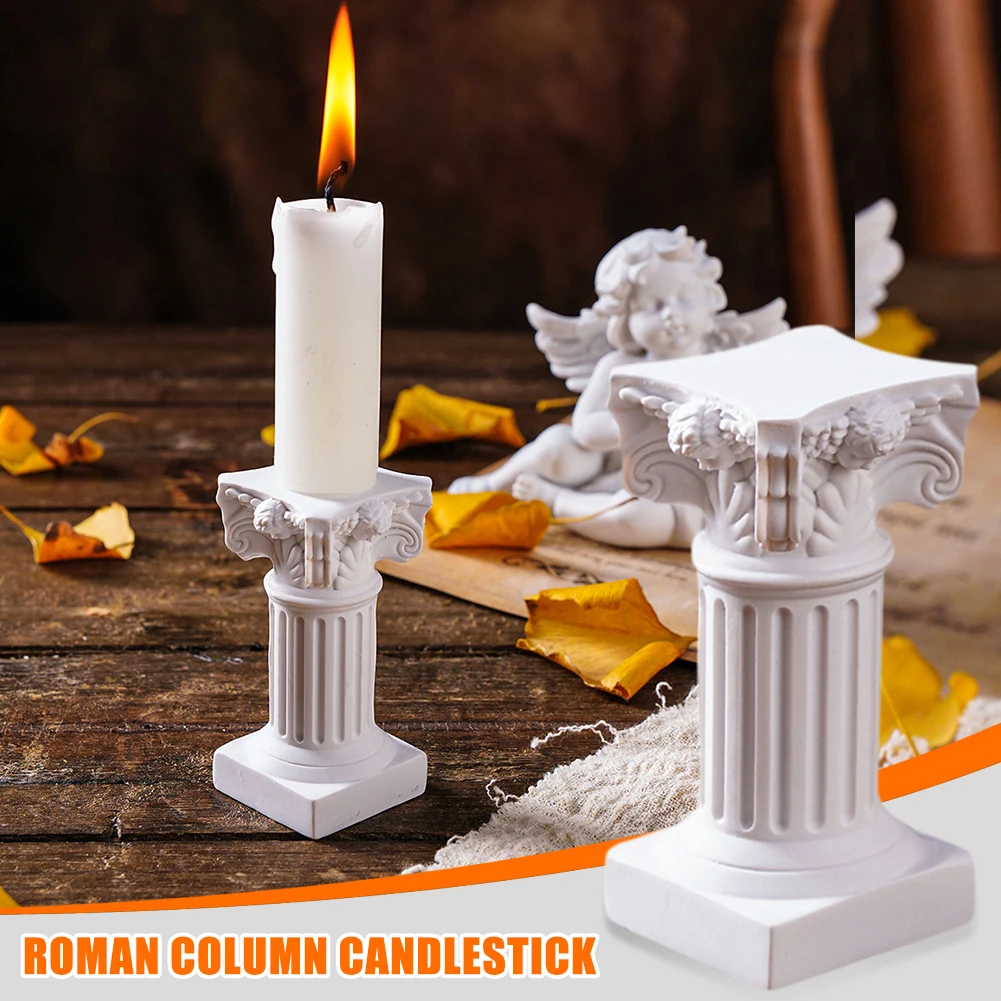 Nordic Style Roman Pillar Candlestick Mini Resin Column Statue Candle Holder Stand for Home Party Wedding Decorations Gift
Nordic Style Roman Pillar Candlestick Mini Resin Column Statue Candle Holder Stand for Home Party Wedding Decorations Gift