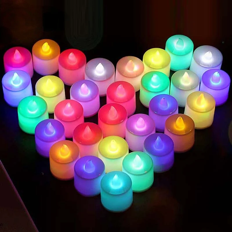 24pcs Flameless LED Tealight Tea Candles Wedding Light Romantic Candles Lights for Birthday Party Wedding Decorations
24pcs Flameless LED Tealight Tea Candles Wedding Light Romantic Candles Lights for Birthday Party Wedding Decorations
