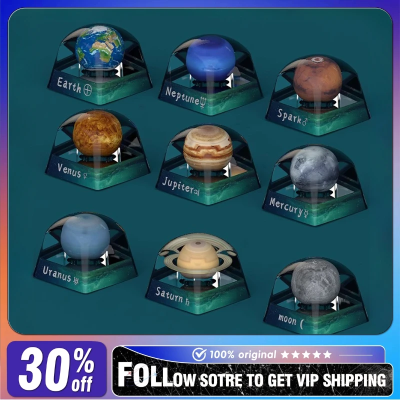 Original Eight Planet Keycaps Mechanical Keyboard Customization 3D Resin Crystal Keycaps Keyboard Accessories Gift DIY Keycaps
Original Eight Planet Keycaps Mechanical Keyboard Customization 3D Resin Crystal Keycaps Keyboard Accessories Gift DIY Keycaps