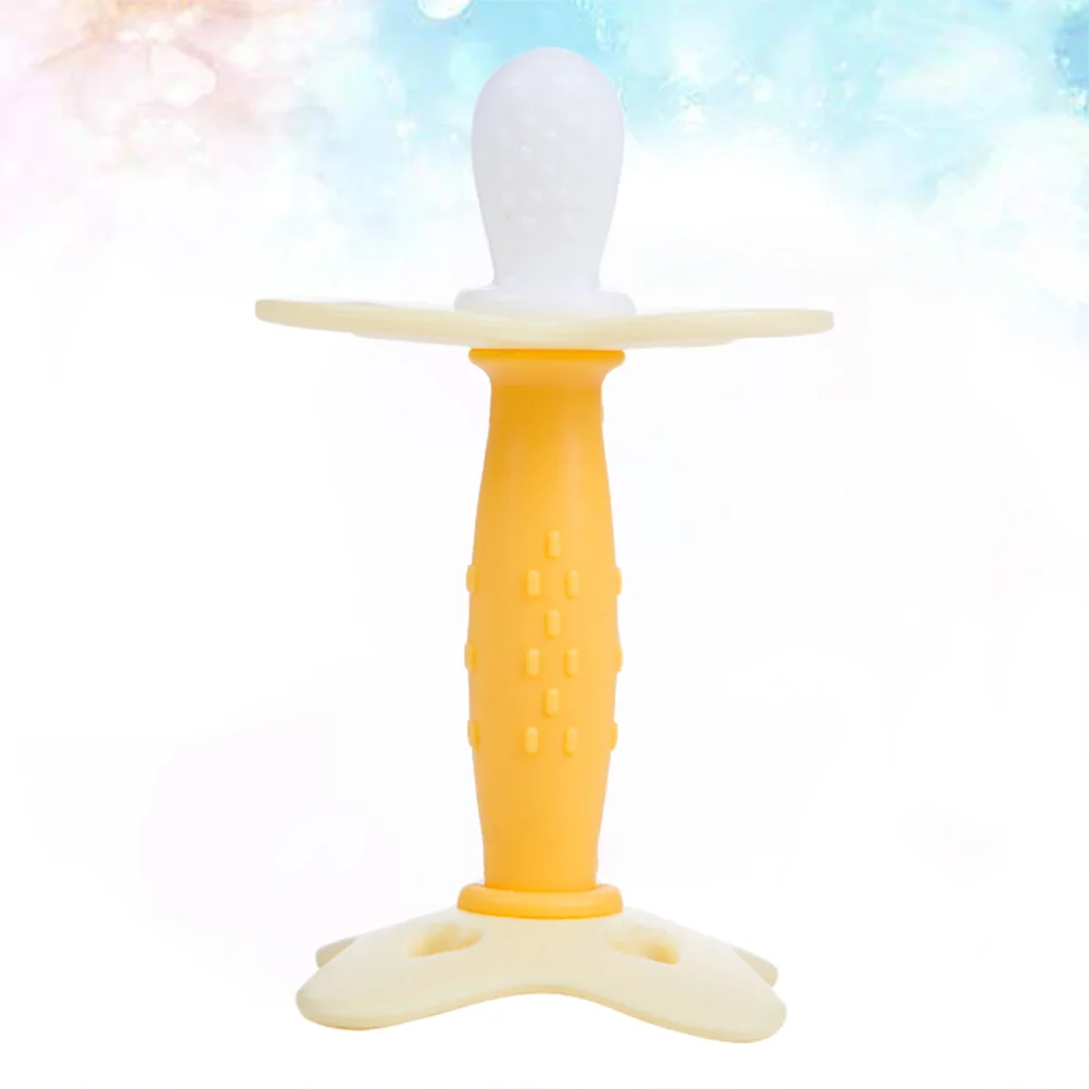 Silicone Teether Durable Soothing Teething Toy Safe Molar Tool Teething Gel Stick for Baby Infnat Newborn (Yellow)
Silicone Teether Durable Soothing Teething Toy Safe Molar Tool Teething Gel Stick for Baby Infnat Newborn (Yellow)