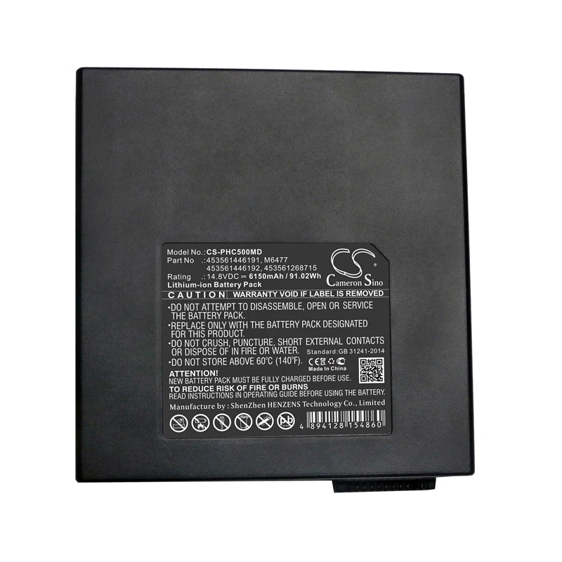 

Medical Battery For Philips Echographe CX50, Ultrasound CX30, Ultrasound CX50, 453561268715, 453561446191, 453561446192, M6477