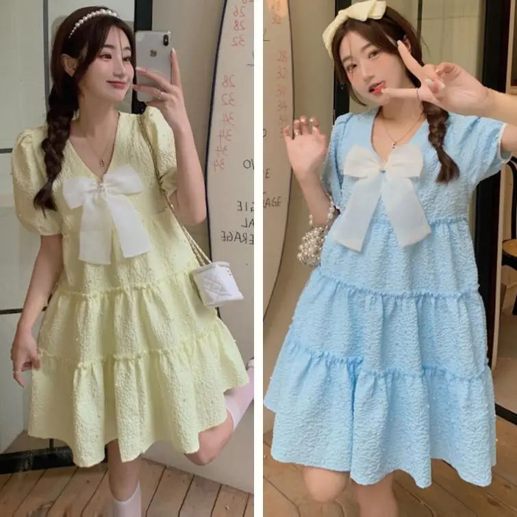 2024 Style Casual Women Summer High Waist V-neck Pleated Short Sleeve Short Loose A Line Mini Dress Solid Dresses Fashion D255
2024 Style Casual Women Summer High Waist V-neck Pleated Short Sleeve Short Loose A Line Mini Dress Solid Dresses Fashion D255