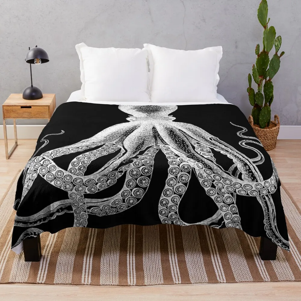 Octopus | Vintage Octopus | Tentacles | Sea Creatures | Nautical | Ocean | Sea | Beach | Black and White |Throw Blanket
Octopus | Vintage Octopus | Tentacles | Sea Creatures | Nautical | Ocean | Sea | Beach | Black and White |Throw Blanket