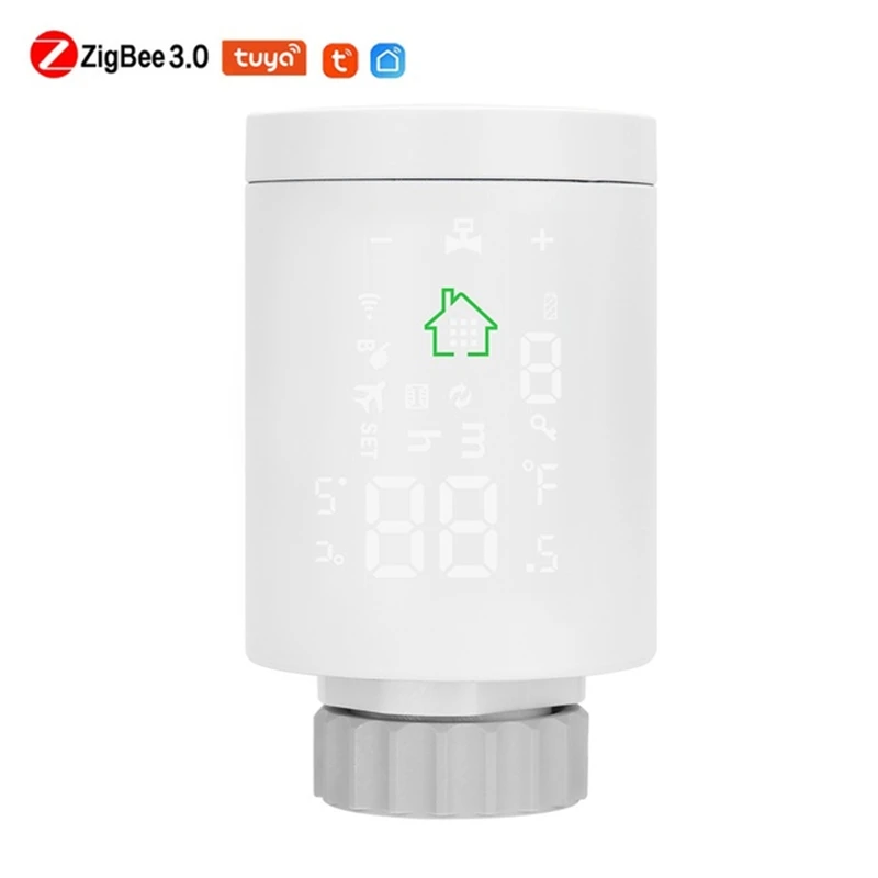 Умный привод радиатора Tuya ZIGBEE3.0, программируемый термостатический клапан радиатора с голосовым управлением Alexa
Умный привод радиатора Tuya ZIGBEE3.0, программируемый термостатический клапан радиатора с голосовым управлением Alexa