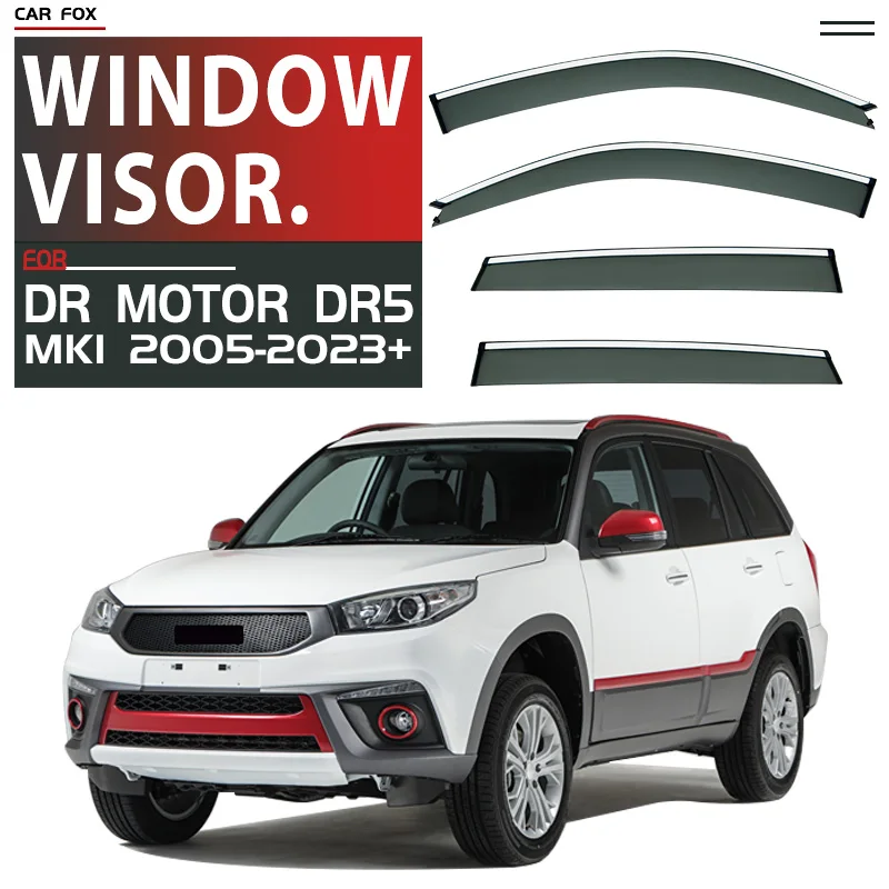 For DR Motor DR5 MK1 2005-2023+ Window Visor Vent Shades Sun Rain Deflector Guard 4PCS/SE DR Motor DR5 
For DR Motor DR5 MK1 2005-2023+ Window Visor Vent Shades Sun Rain Deflector Guard 4PCS/SE DR Motor DR5