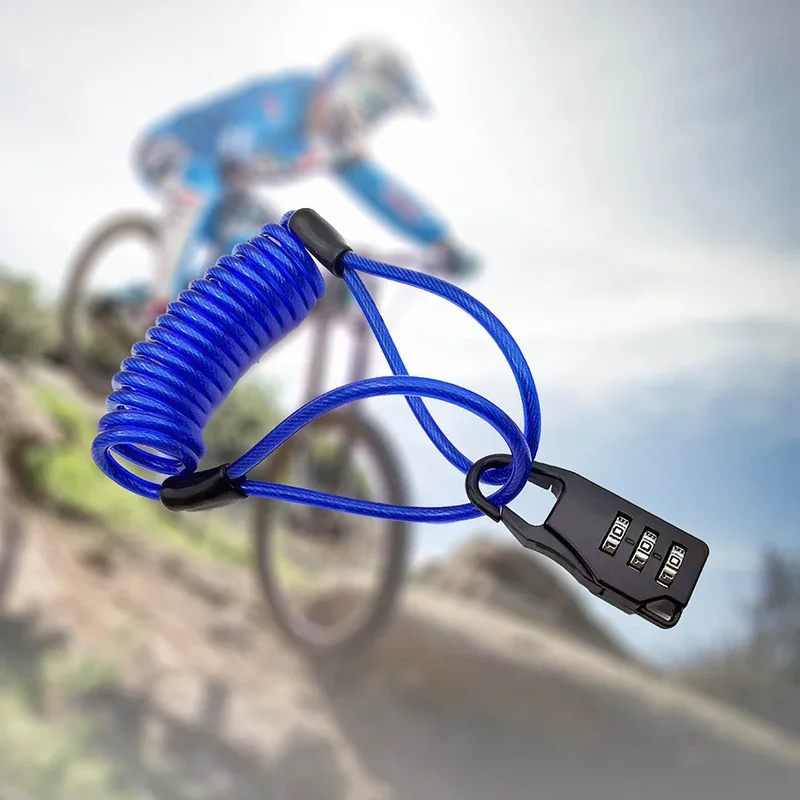 Bicycle Lock with 3 Digit Combination Password, Safety Cable, Anti-Theft, Motorcycle Cycling, Scooter, Bike Accessories
Bicycle Lock with 3 Digit Combination Password, Safety Cable, Anti-Theft, Motorcycle Cycling, Scooter, Bike Accessories