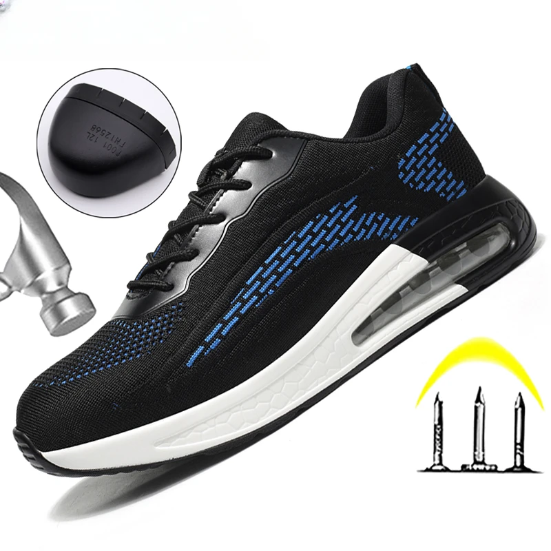 Air Cushion Safety Shoes For Men Women Anti-puncture Protective Shoes Anti-smash Work Shoes Steel Toe Boot Men Security Sneakers
Air Cushion Safety Shoes For Men Women Anti-puncture Protective Shoes Anti-smash Work Shoes Steel Toe Boot Men Security Sneakers