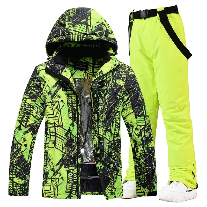 Men's Warm Colorful Ski Suit, Snowboarding Clothing, Winter Jackets, Pants for Male, Waterproof Wear, Snow Costumes,-30
Men's Warm Colorful Ski Suit, Snowboarding Clothing, Winter Jackets, Pants for Male, Waterproof Wear, Snow Costumes,-30