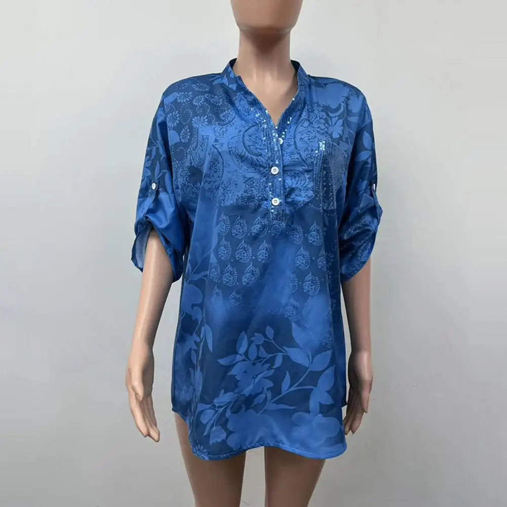 Lightweight Women Blouse Stylish Women's Casual Shirt with Lapel Buttons Roll-up Sleeves for Work Travel Parties Comfy Chic
Lightweight Women Blouse Stylish Women's Casual Shirt with Lapel Buttons Roll-up Sleeves for Work Travel Parties Comfy Chic