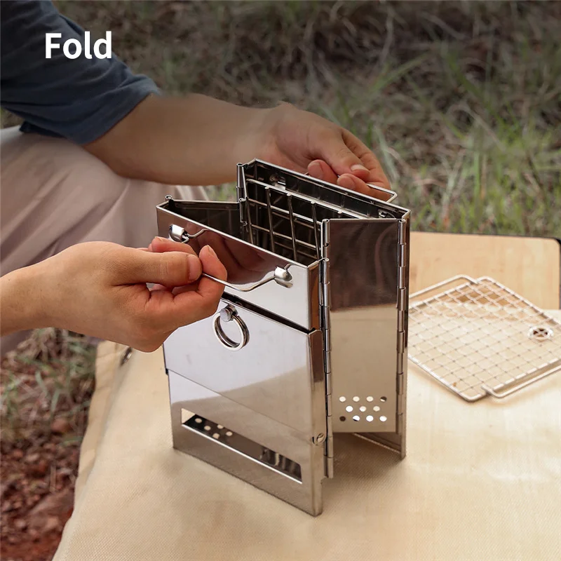 Outdoor Camping Stove Portable Folding Barbecue Grill Cooker Heat Insulation Firewood Stoves Picnic Camping Equipment
Outdoor Camping Stove Portable Folding Barbecue Grill Cooker Heat Insulation Firewood Stoves Picnic Camping Equipment