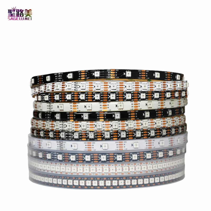 WS2815 DC12V (WS2812/WS2813) RGB LED Pixels Strip Light Individually Addressable LED Dual-Signal Tape 1m/5m 30/60/144 Chip/m
WS2815 DC12V (WS2812/WS2813) RGB LED Pixels Strip Light Individually Addressable LED Dual-Signal Tape 1m/5m 30/60/144 Chip/m
