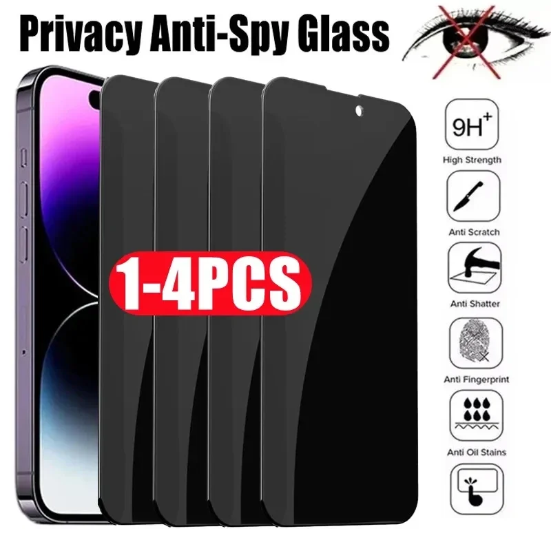 Protecteur d'écran anti-espion pour iPhone, verre privé, confidentialité, Guatemala, iPhone 15, 14, 13, 12, 11, 16 Pro Max, XS MAX, Poly 15, 14 Plus 1