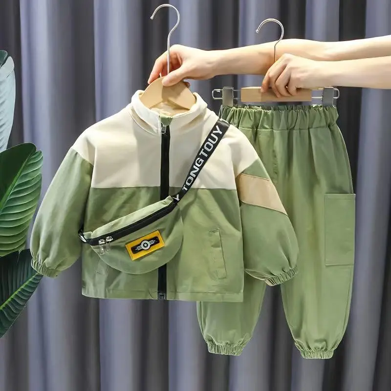 Children's Clothing Boys Spring And Autumn Casual Set Boys New Fashionable Two-piece Set Handsome Boy And Baby Clothing Trend
Children's Clothing Boys Spring And Autumn Casual Set Boys New Fashionable Two-piece Set Handsome Boy And Baby Clothing Trend