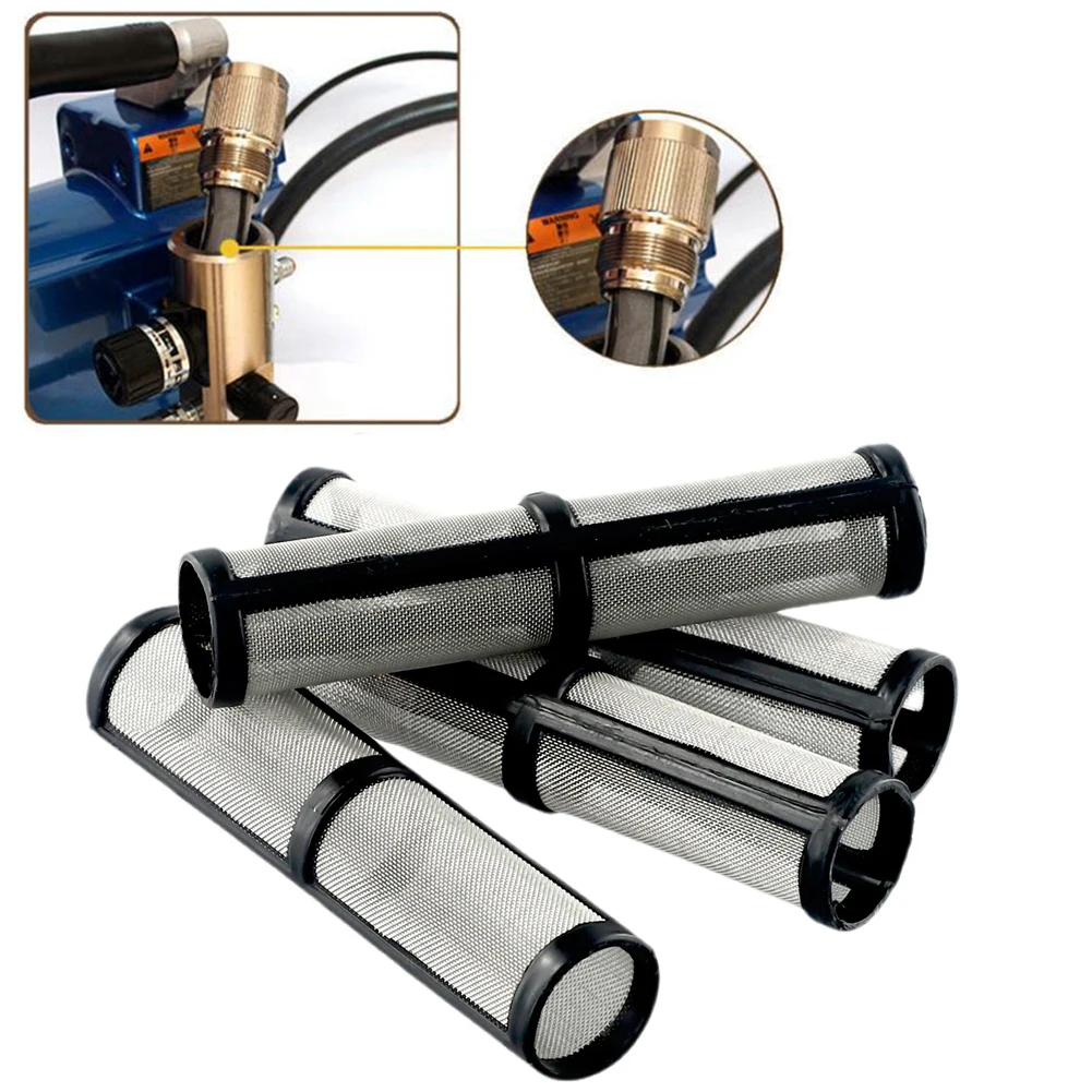 4pcs Spray Pump Filter 60 Mesh Airless Electric Paint Sprayer Hose Filter Adapter Pump Filter For G 390 395 495 595
4pcs Spray Pump Filter 60 Mesh Airless Electric Paint Sprayer Hose Filter Adapter Pump Filter For G 390 395 495 595