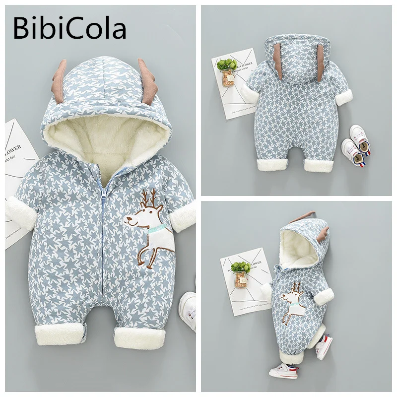 Baby Winter Clothes Warm Jumpsuit Newborn Infant Baby Boy Girl Cartoon Hooded 3d Ear Romper Jumpsuit Clothes Christmas Costume
Baby Winter Clothes Warm Jumpsuit Newborn Infant Baby Boy Girl Cartoon Hooded 3d Ear Romper Jumpsuit Clothes Christmas Costume