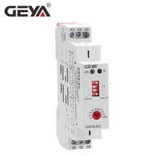 

GEYA GRT8-EC 10A on Delay or off Delay Timer Relay AC220V/DC24V AC380V Time Relay CE CB ROHS