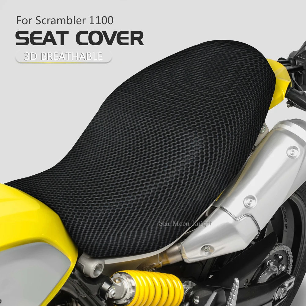 

3D Breathable Seat Cushion Cover For Ducati Scrambler 1100 Scrambler1100 Sport Pro special Motorcycle Honeycomb Seat Cover